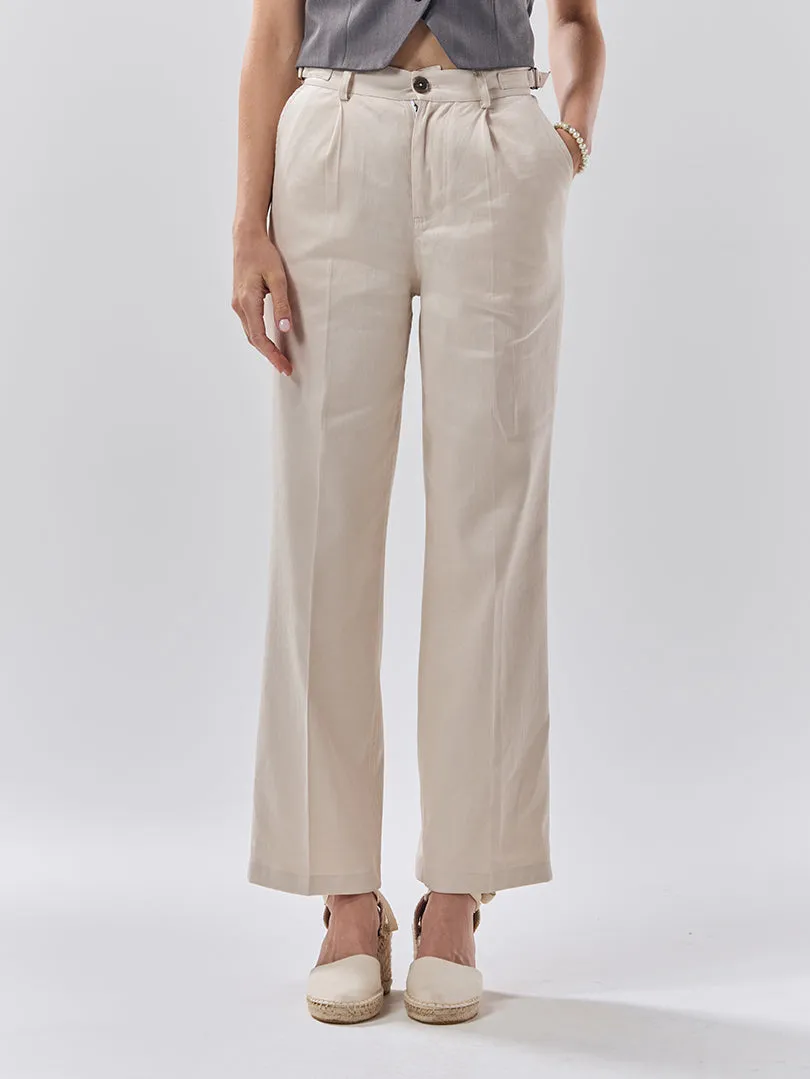 Batch 05 - Womens Cream Linen Suit