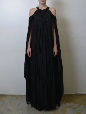 Black Chiffon Gown