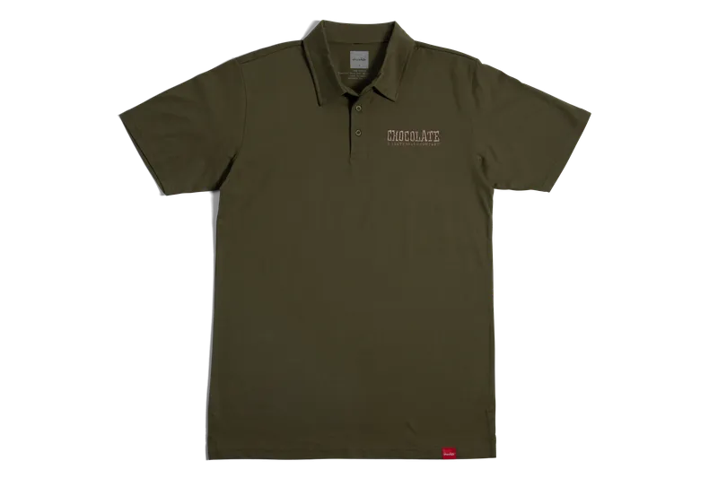 Chocolate Western Polo Shirt Olive