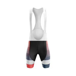 Gradient Frequency Shorts & Pants (White-Red-Blue)