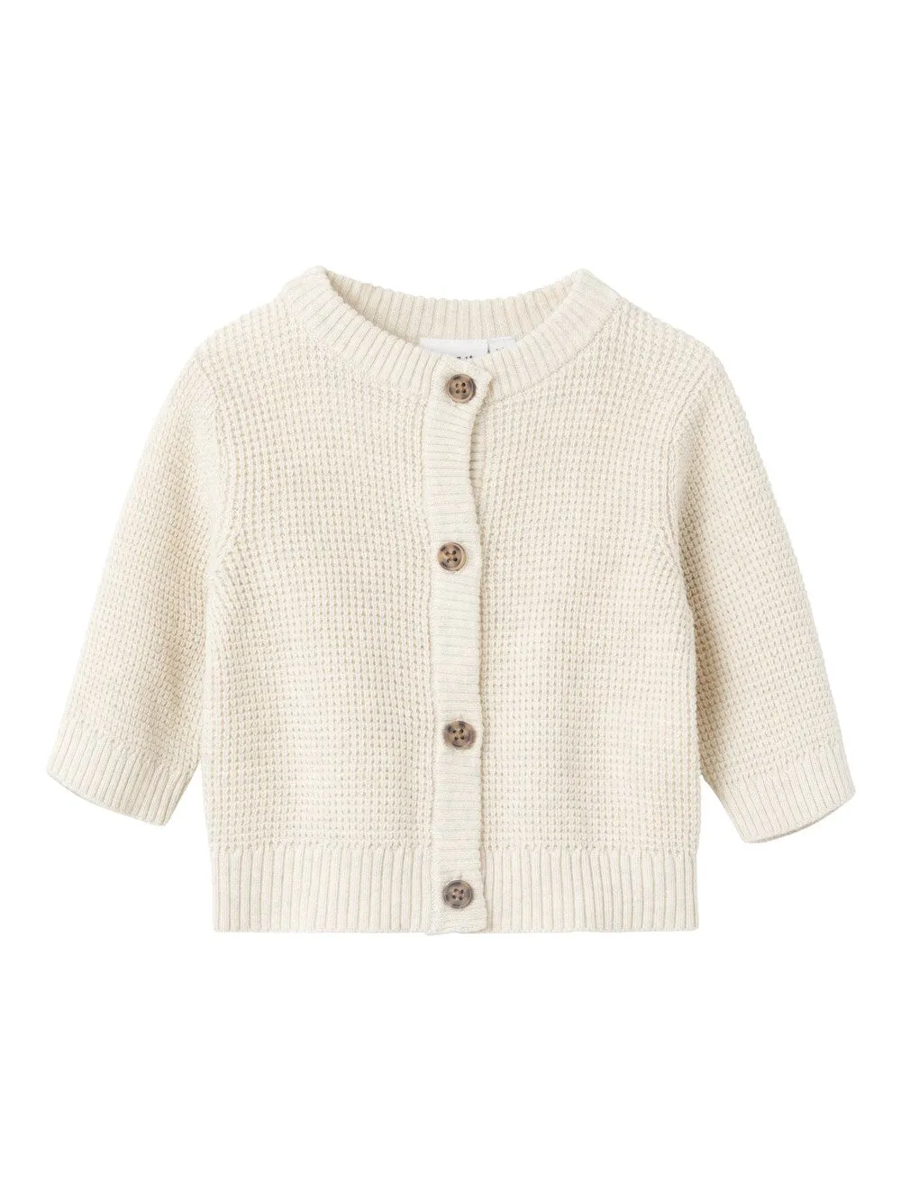 Knitted cardigan NAME IT Bubba, cream