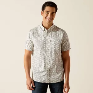 Men's Ariat Marc Modern Fit Short Sleeve Button Down Shirt