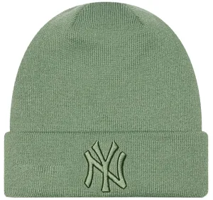 New Era Womens NY Yankees League Essential Beanie Hat Green