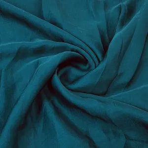 Premium Teal Green Solid Bemberg Silk Fabric