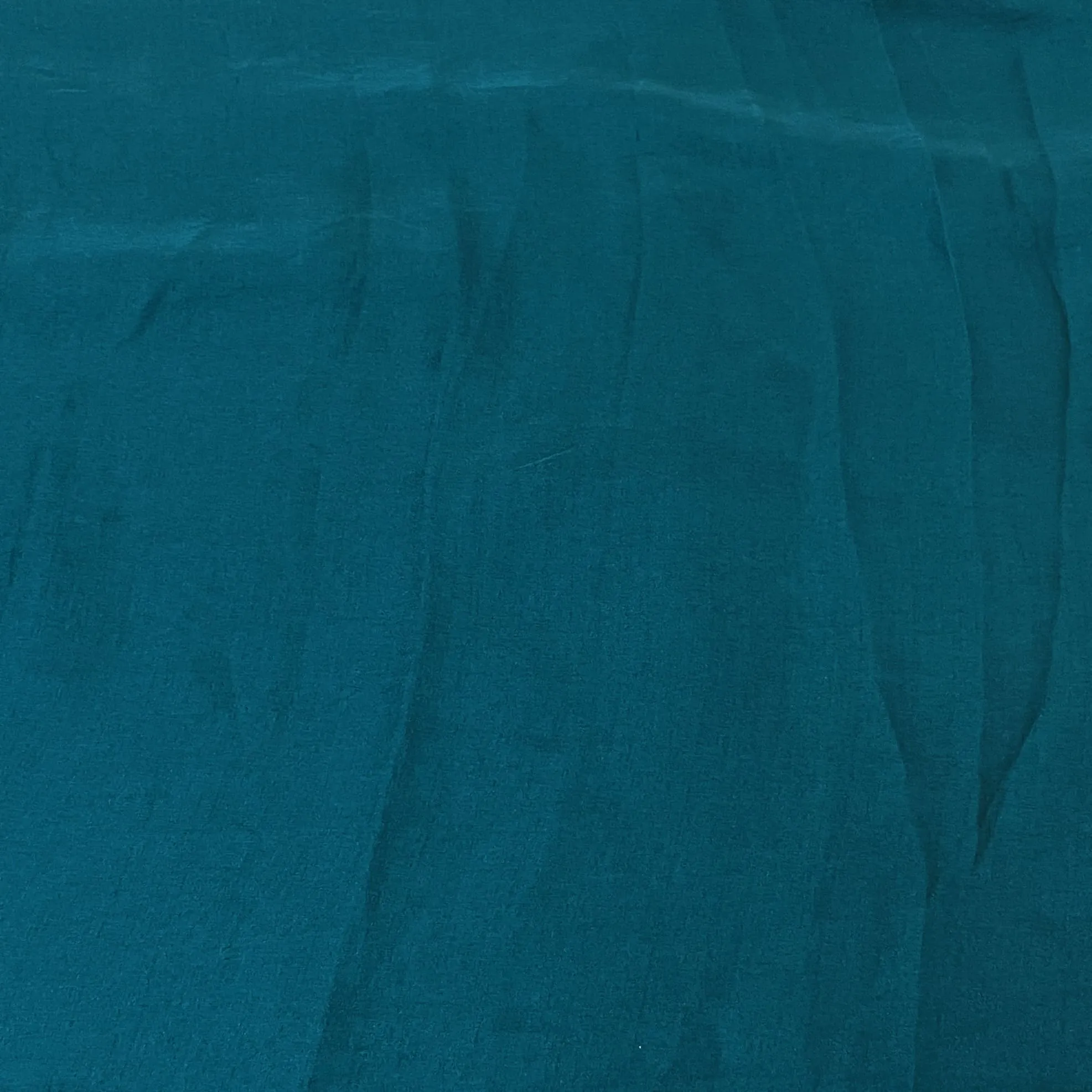 Premium Teal Green Solid Bemberg Silk Fabric