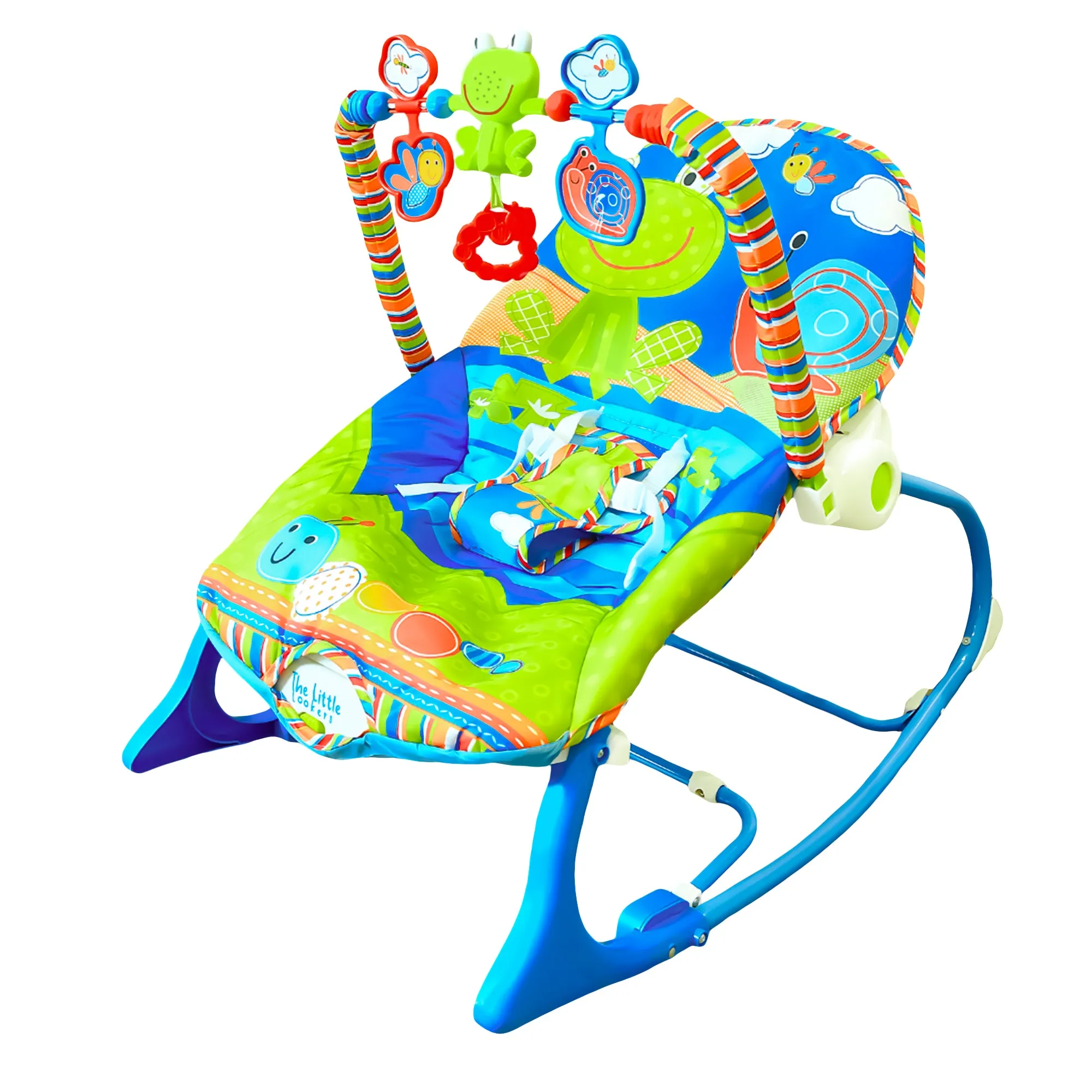 THE LITTLE LOOKERS Infant to Toddler Baby Musical Rocker for Baby Boys/Girls/Toddlers/Infants