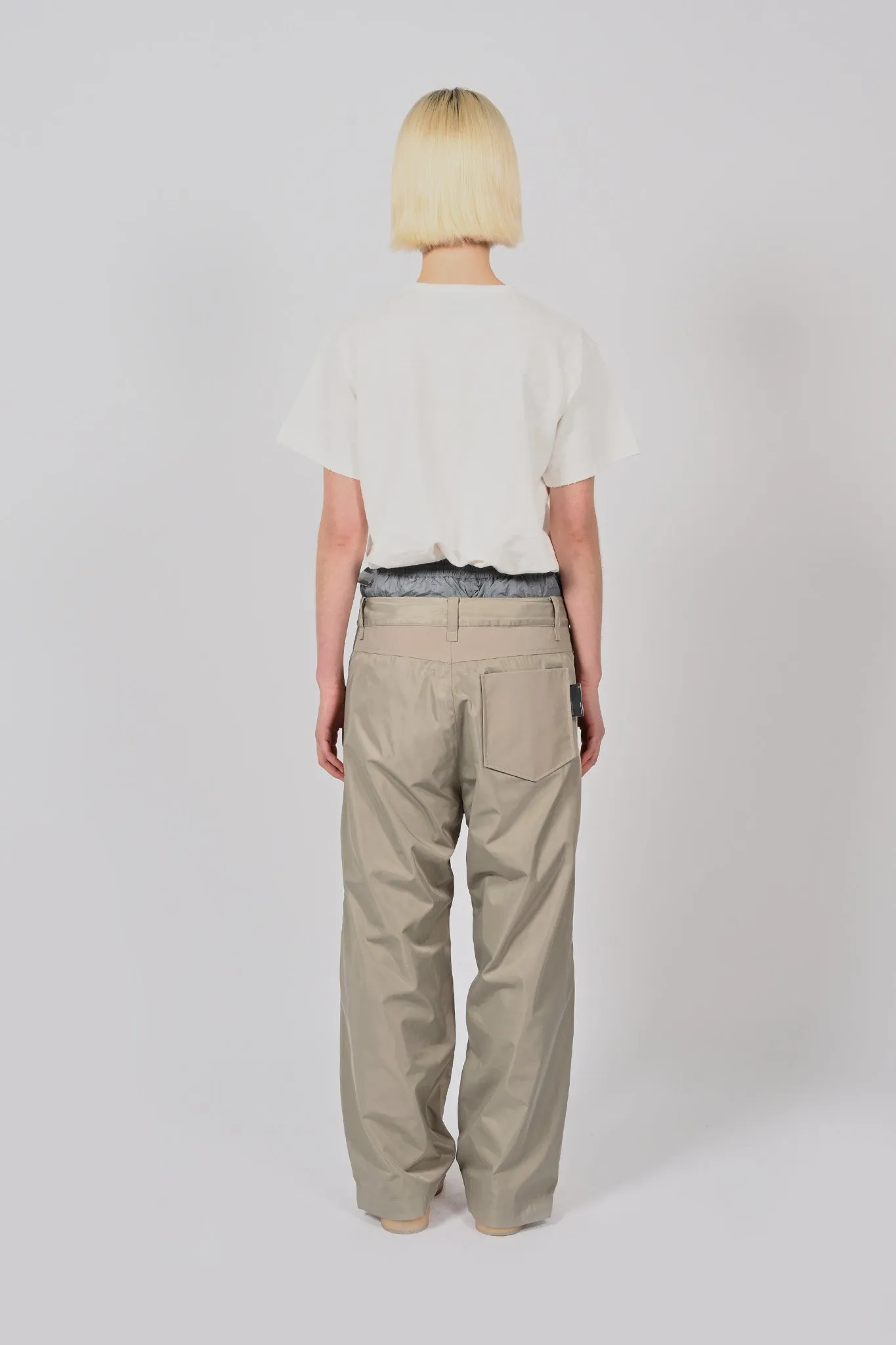 Wave Seam Nylon Pant  Unisex